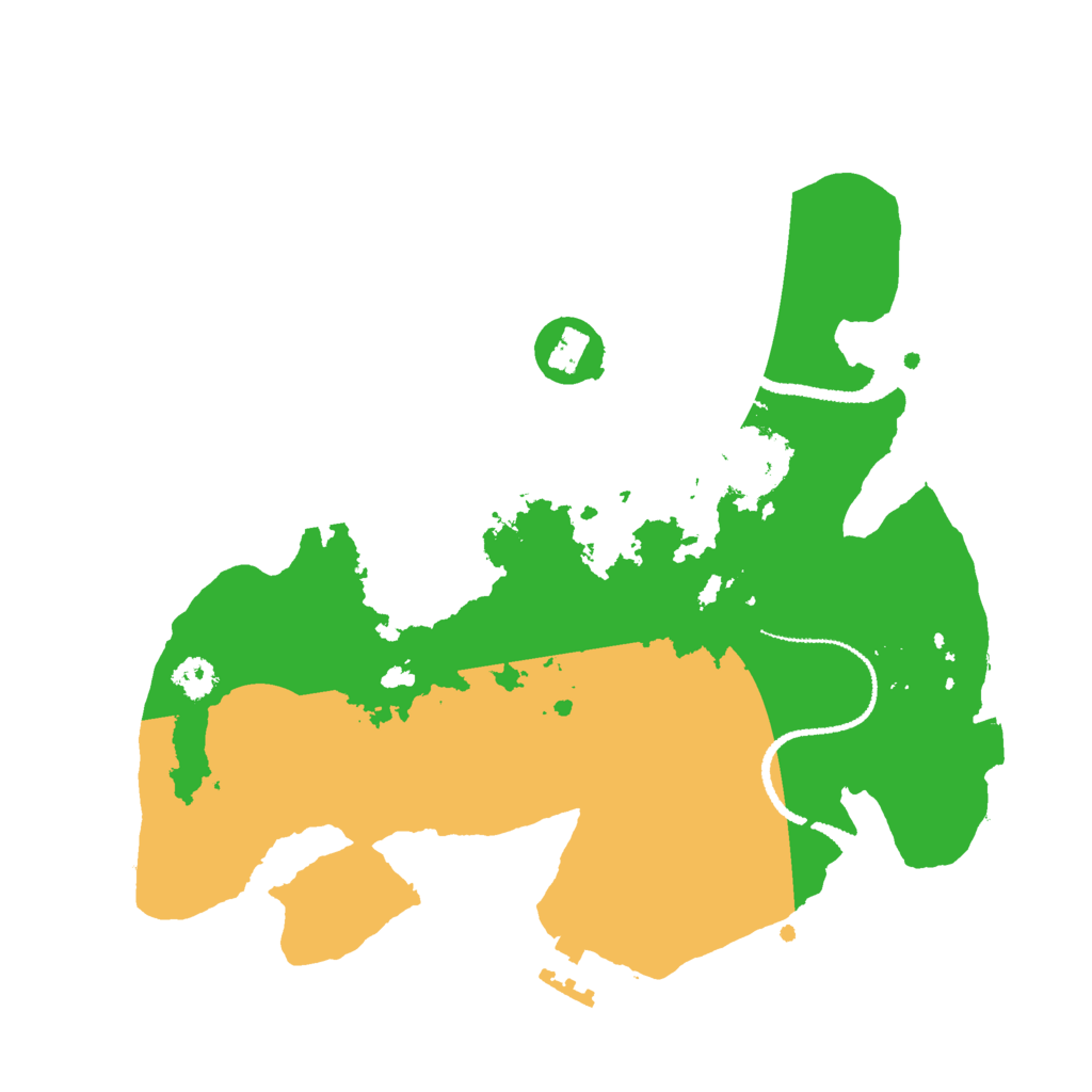 Biome Rust Map: Procedural Map, Size: 2700, Seed: 99799690