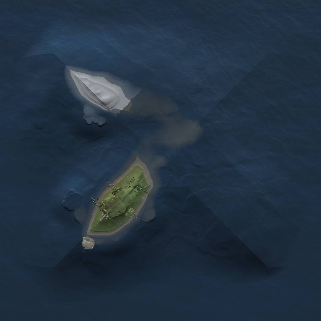 Rust Map: Procedural Map, Size: 1000, Seed: 83929, 1 Monuments