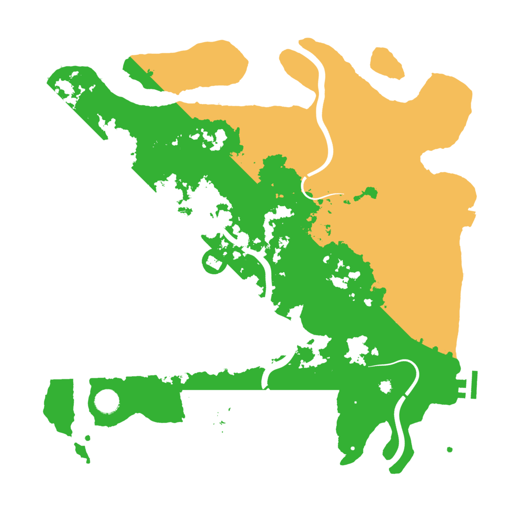 Biome Rust Map: Procedural Map, Size: 3750, Seed: 12548