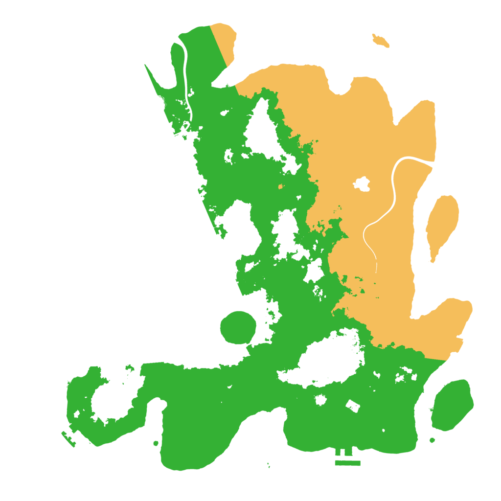 Biome Rust Map: Procedural Map, Size: 4000, Seed: 324493244