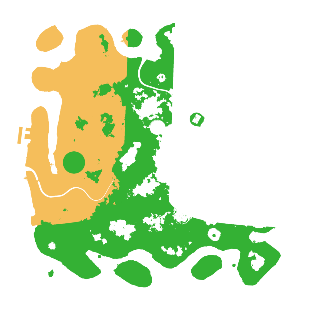Biome Rust Map: Procedural Map, Size: 3700, Seed: 1243765859