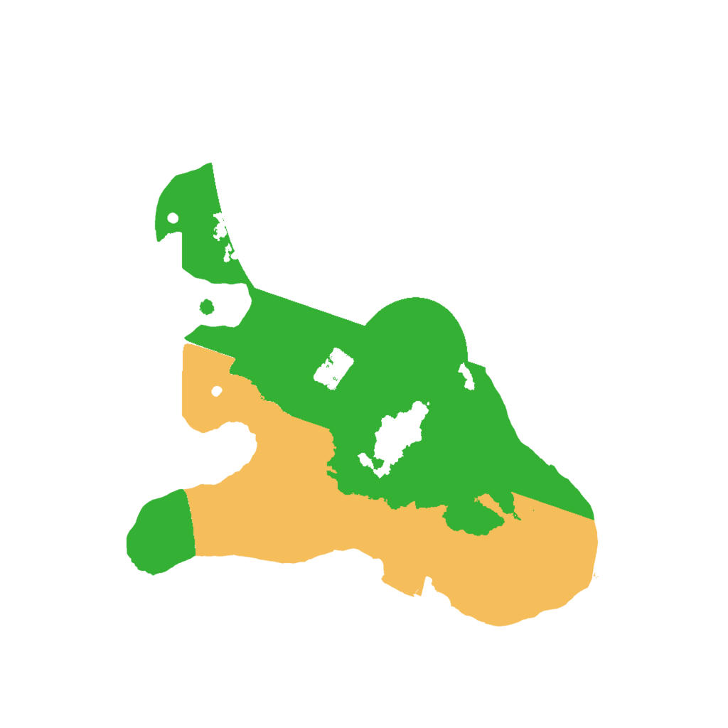 Biome Rust Map: Procedural Map, Size: 2000, Seed: 995891128