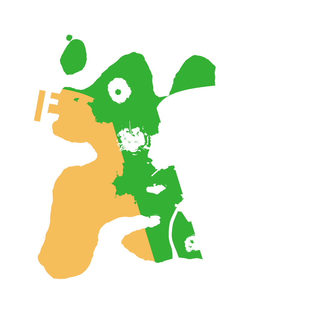 Biome Rust Map: Procedural Map, Size: 2000, Seed: 525730701