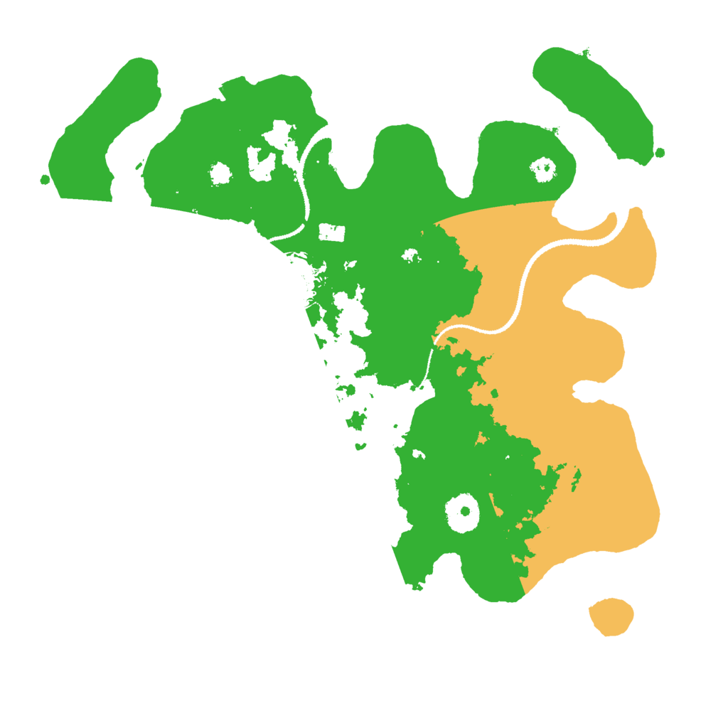 Biome Rust Map: Procedural Map, Size: 3000, Seed: 1597081213