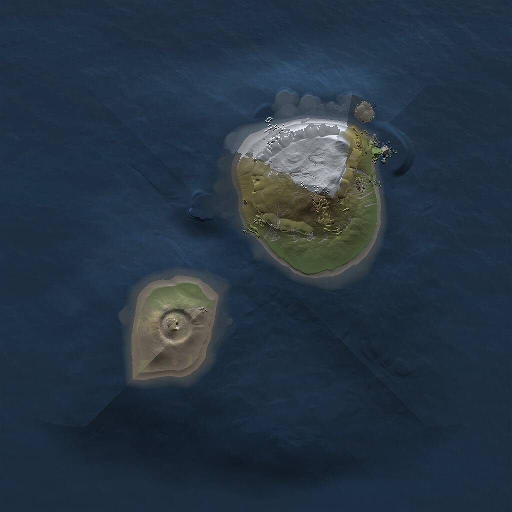 Rust Map: Procedural Map, Size: 1000, Seed: 648458922, 1 Monuments