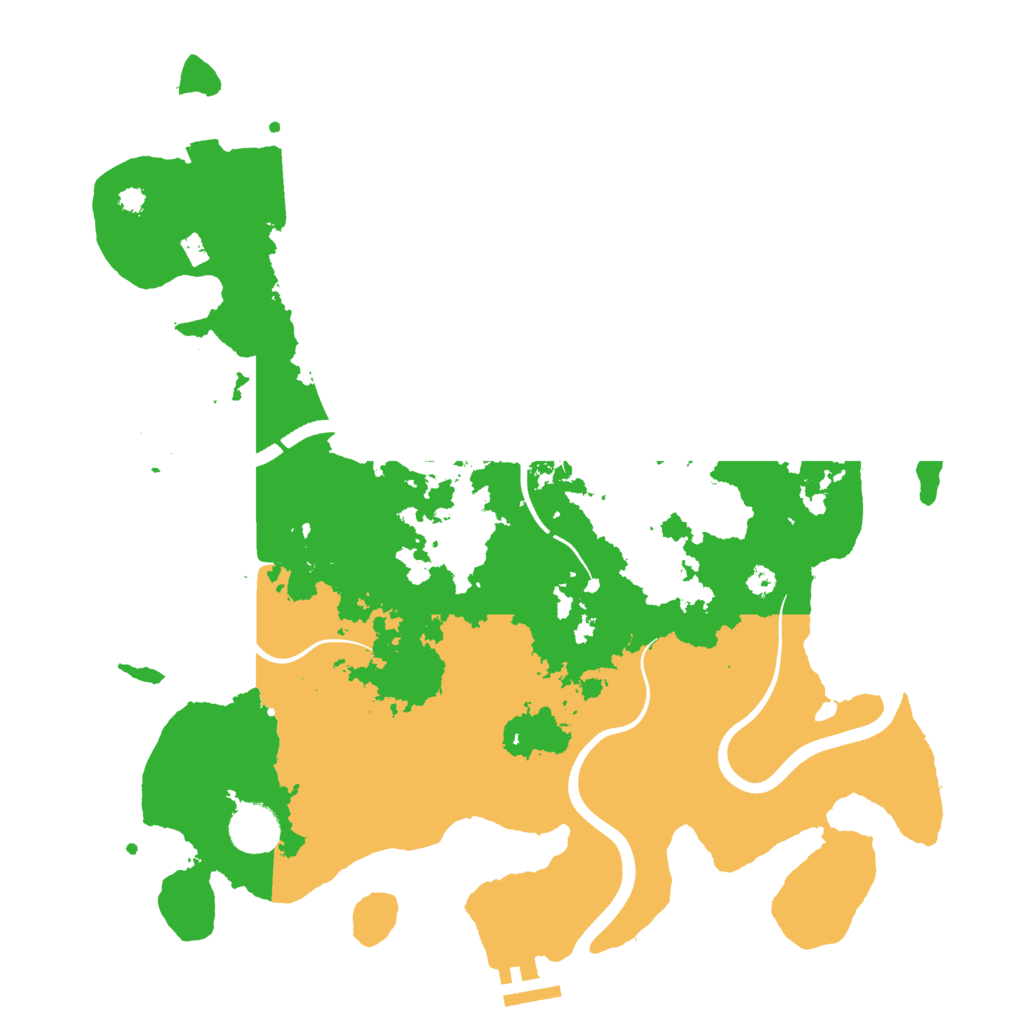 Biome Rust Map: Procedural Map, Size: 3600, Seed: 329