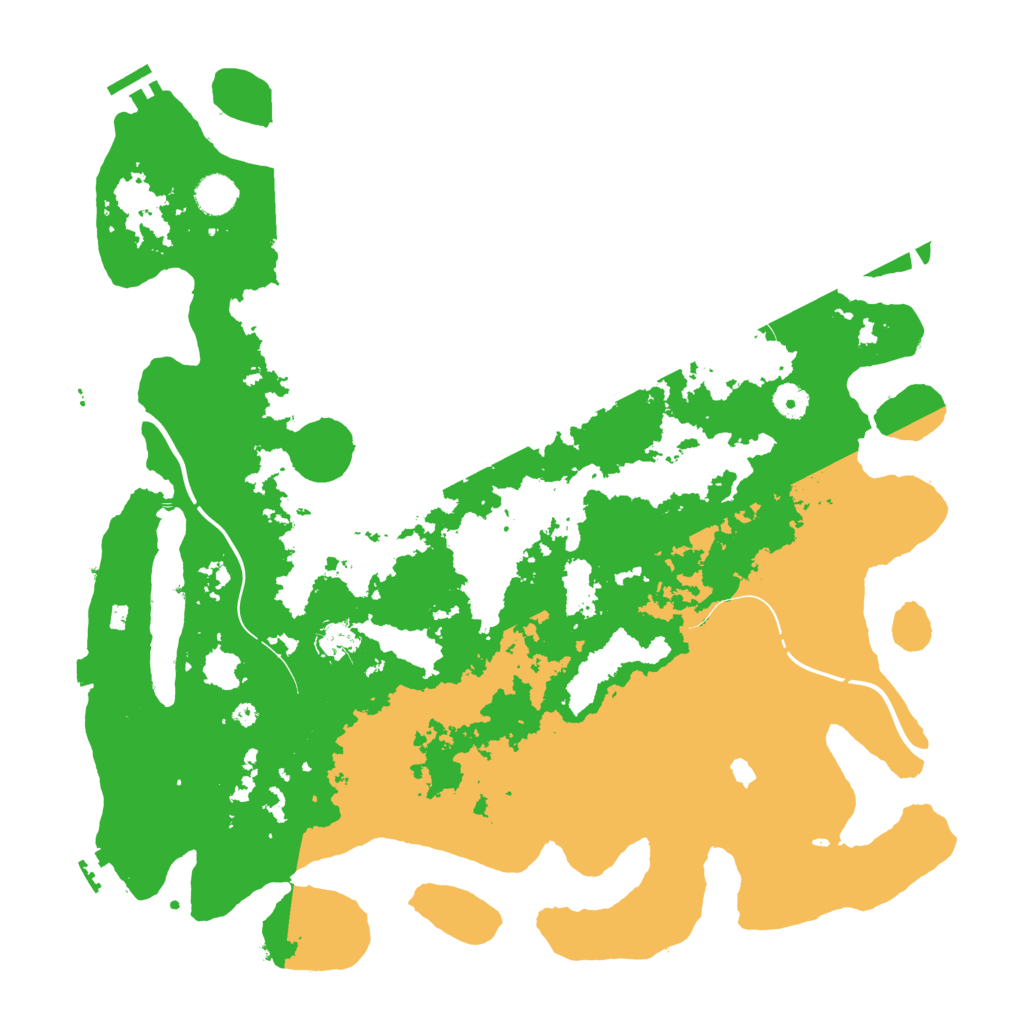 Biome Rust Map: Procedural Map, Size: 4400, Seed: 3457