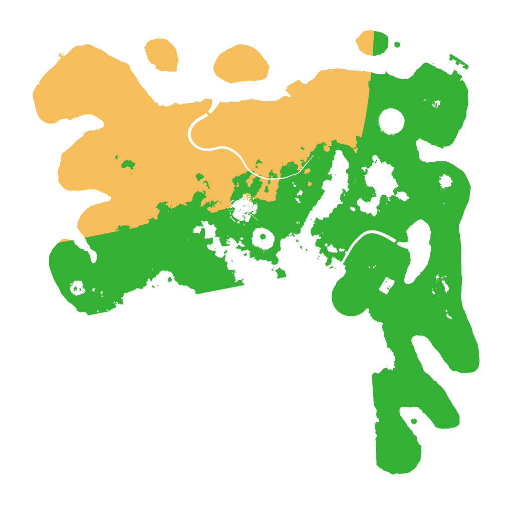 Biome Rust Map: Procedural Map, Size: 3500, Seed: 486545