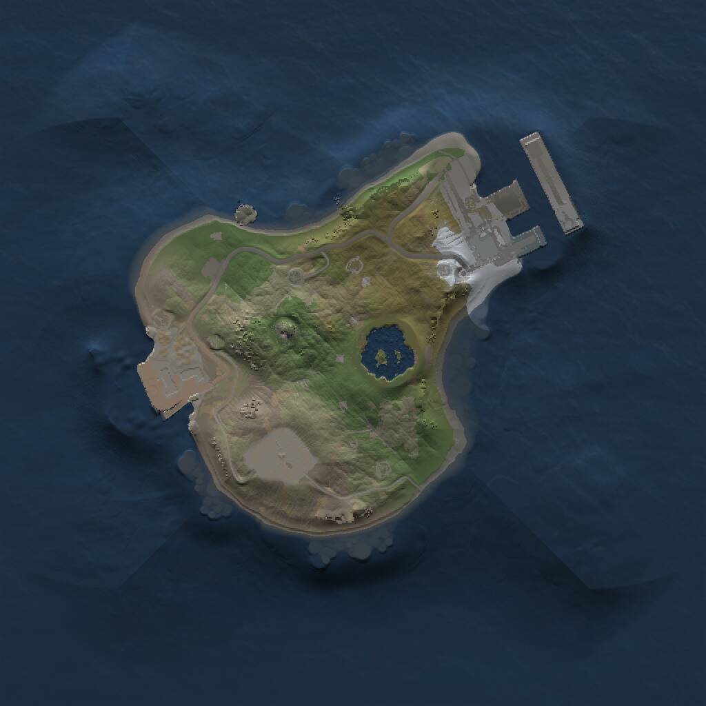 Rust Map: Procedural Map, Size: 1350, Seed: 236085195, 2 Monuments