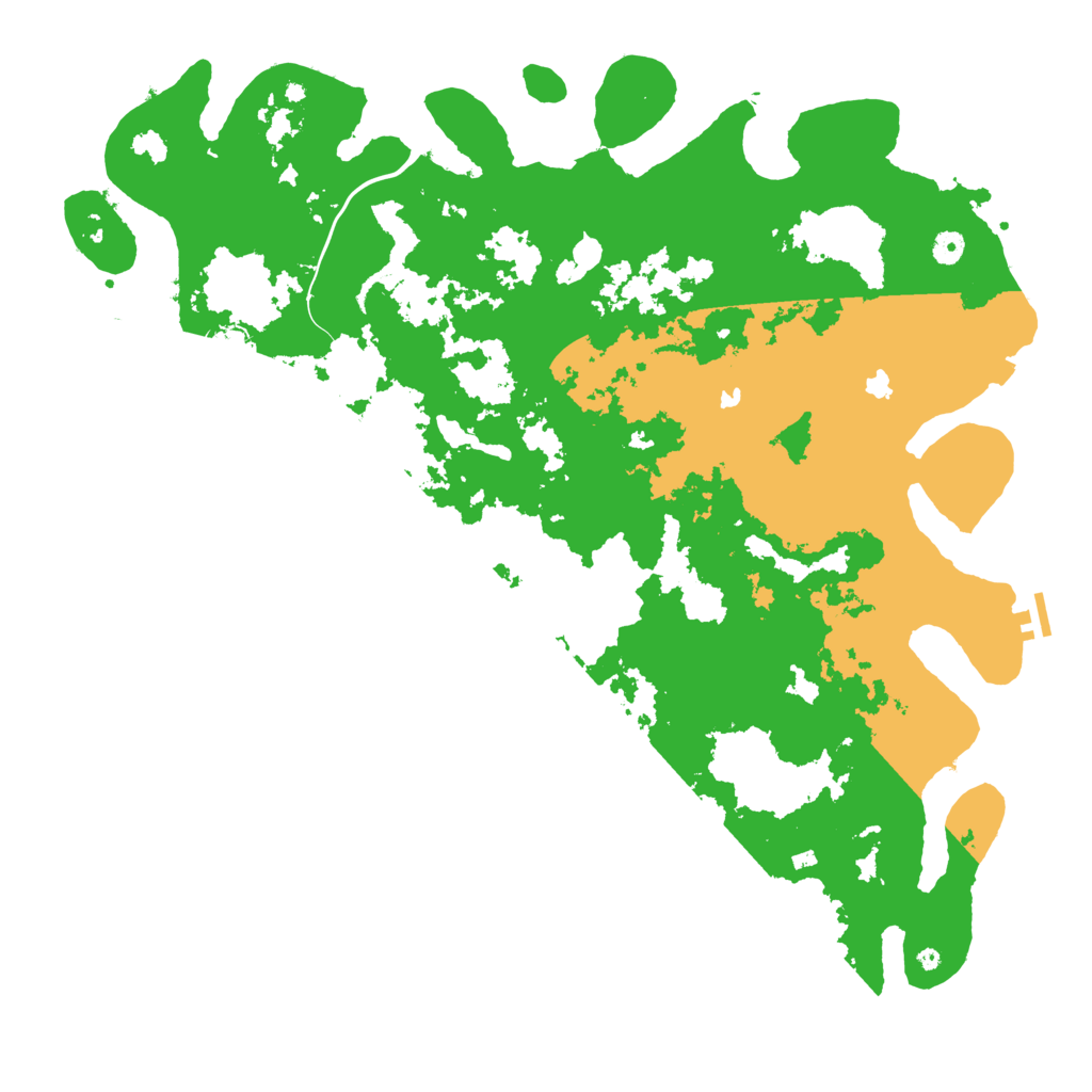 Biome Rust Map: Procedural Map, Size: 5000, Seed: 185039787