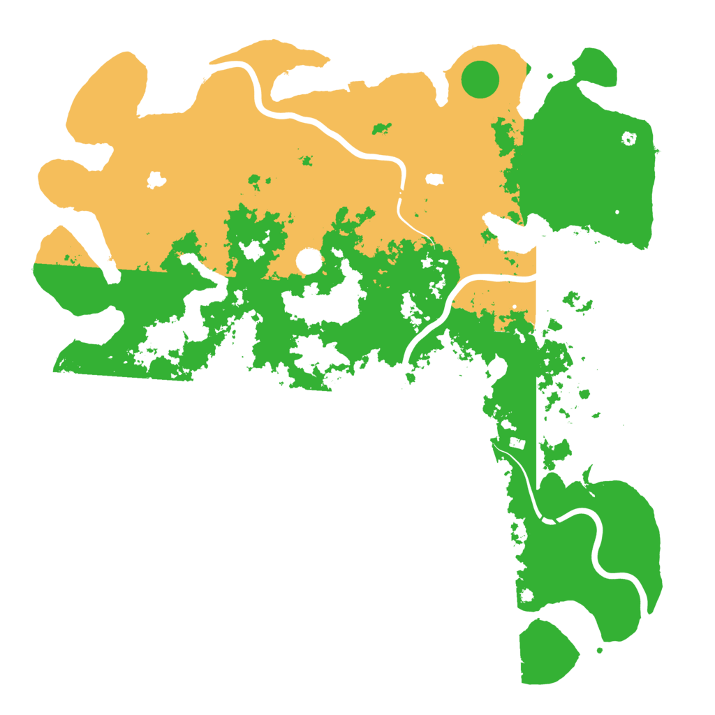 Biome Rust Map: Procedural Map, Size: 5000, Seed: 945933481