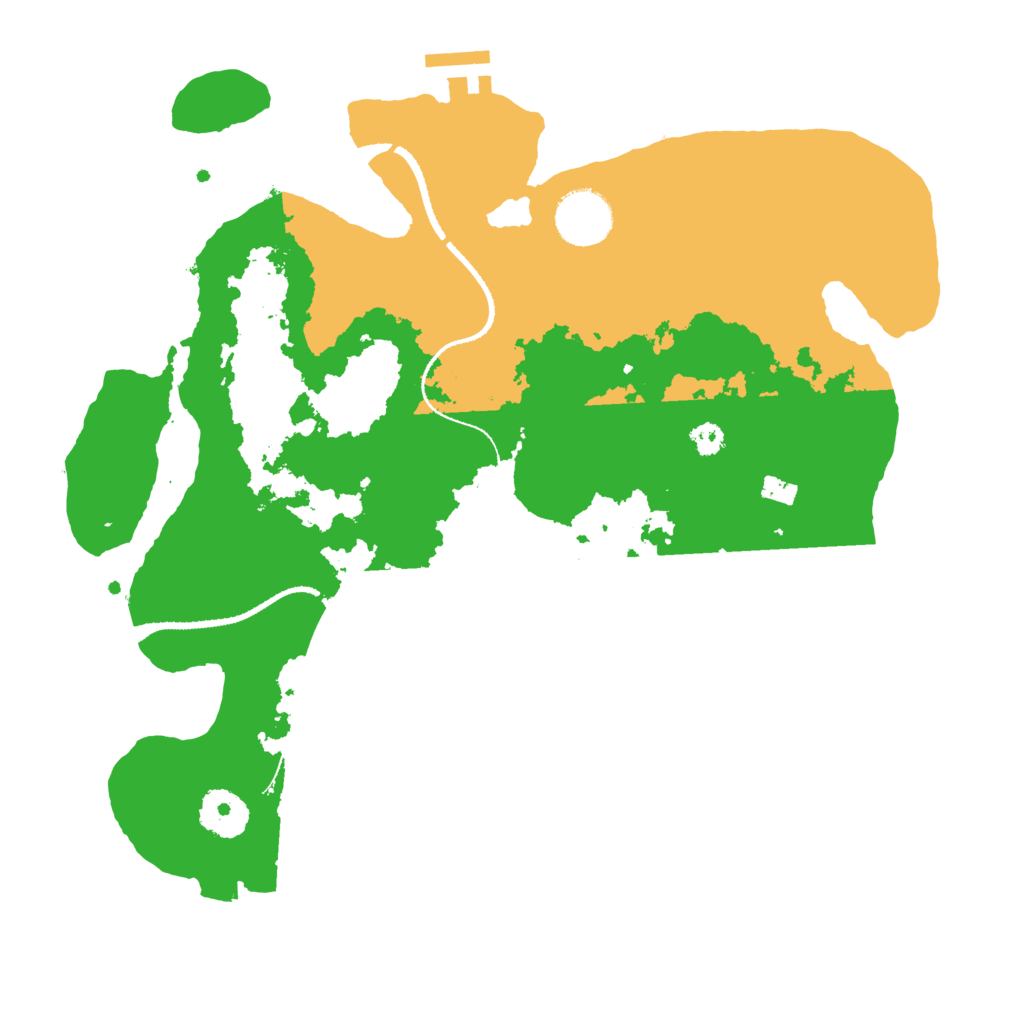 Biome Rust Map: Procedural Map, Size: 3200, Seed: 7738