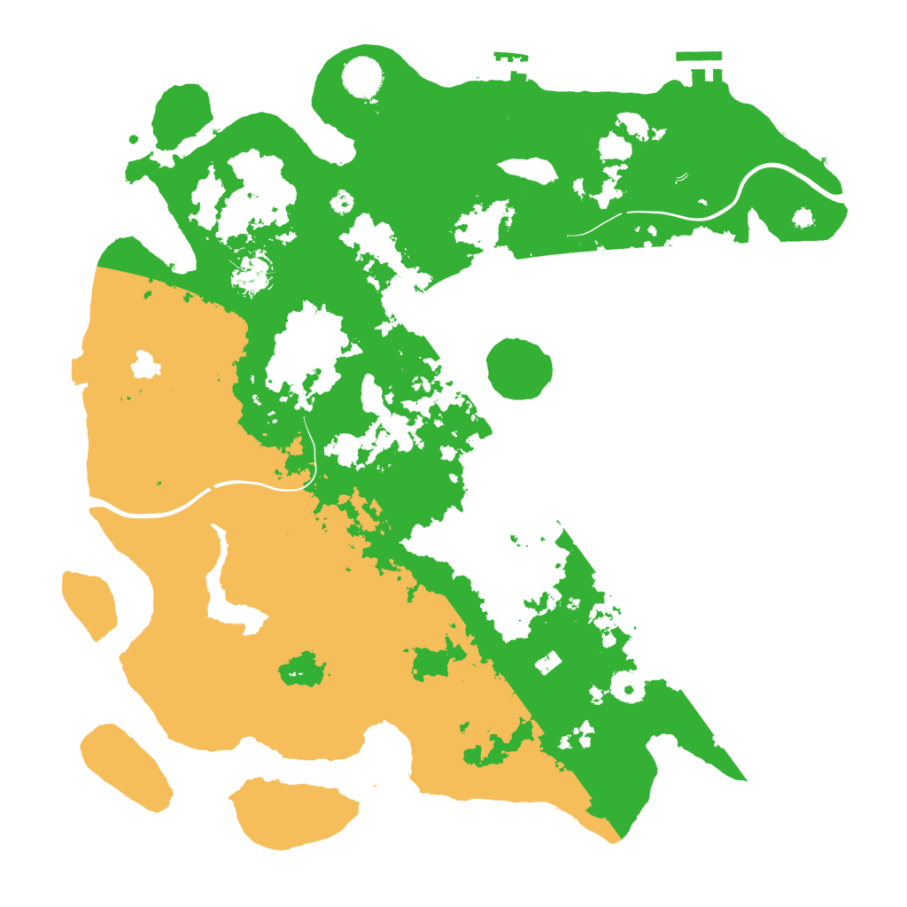 Biome Rust Map: Procedural Map, Size: 4000, Seed: 147980295