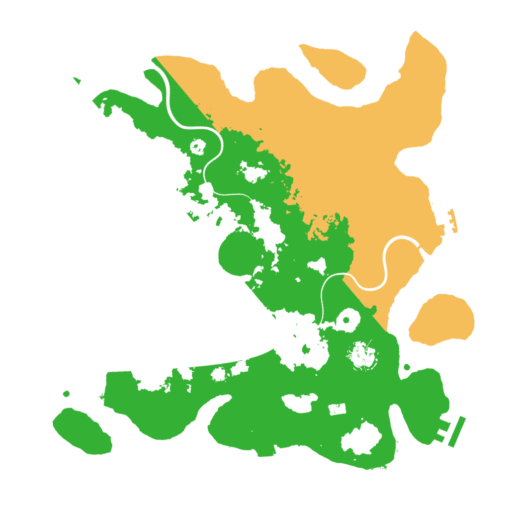 Biome Rust Map: Procedural Map, Size: 3232, Seed: 832