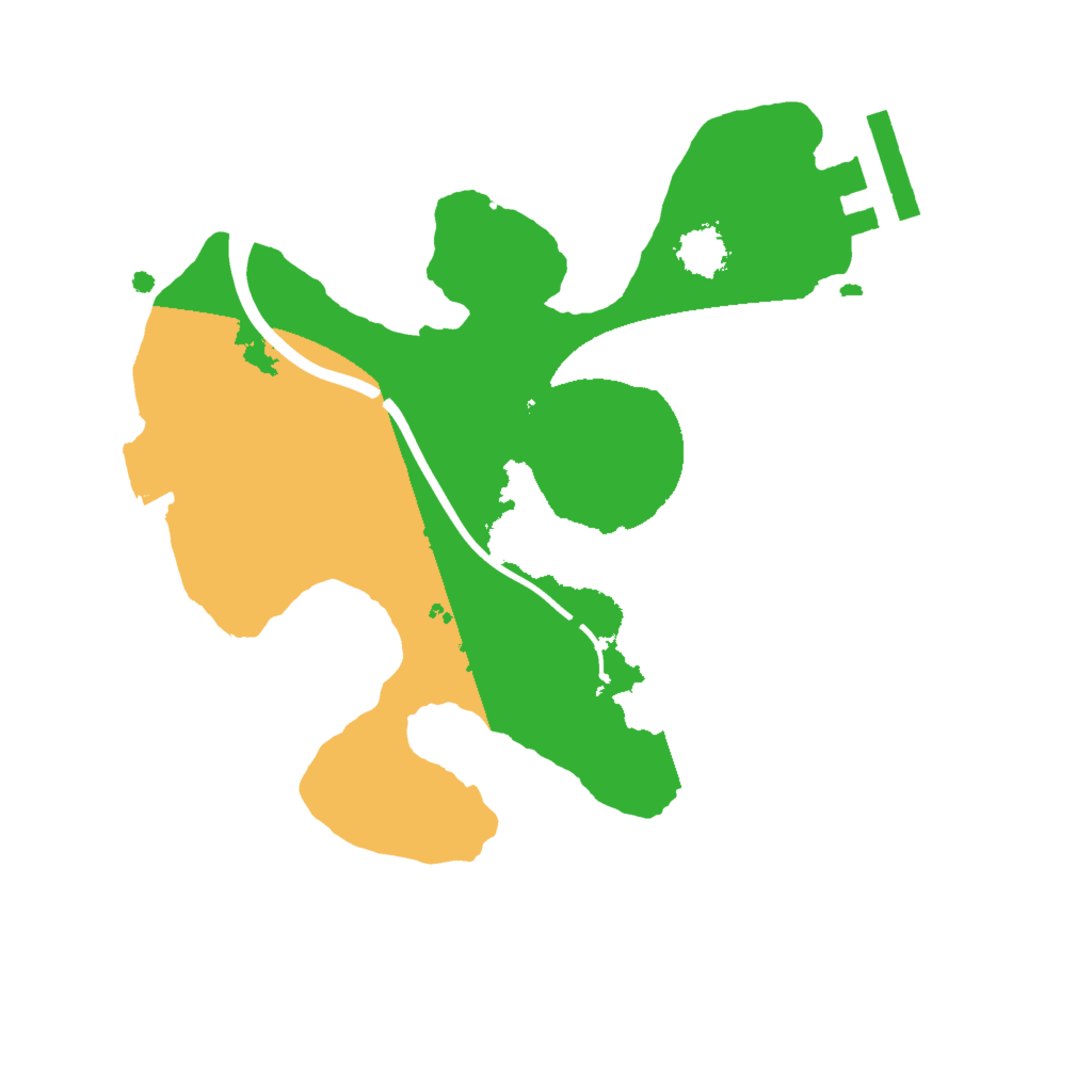 Biome Rust Map: Procedural Map, Size: 2000, Seed: 1104879653