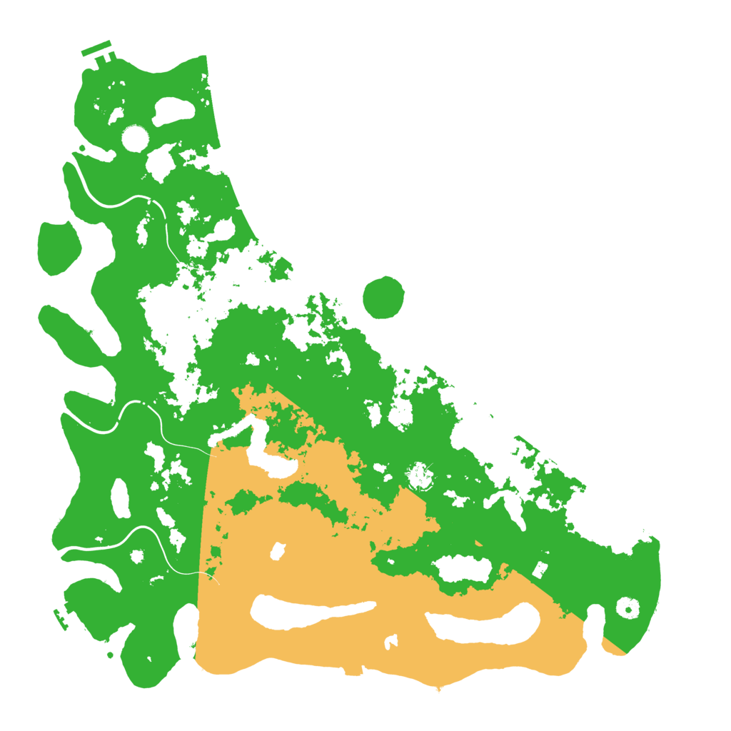 Biome Rust Map: Procedural Map, Size: 4800, Seed: 124819088