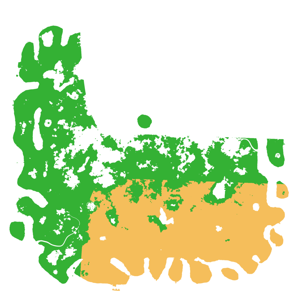Biome Rust Map: Procedural Map, Size: 6000, Seed: 54556