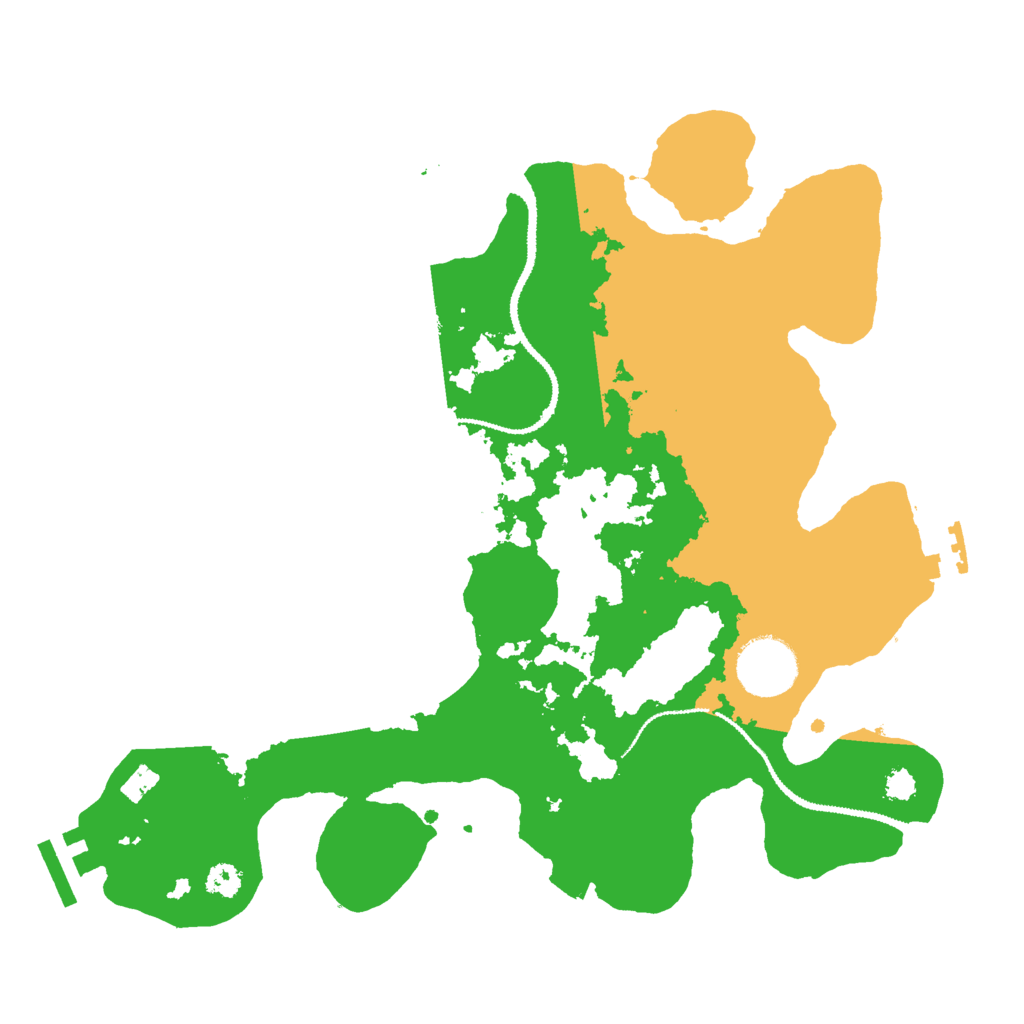 Biome Rust Map: Procedural Map, Size: 3000, Seed: 1825847315