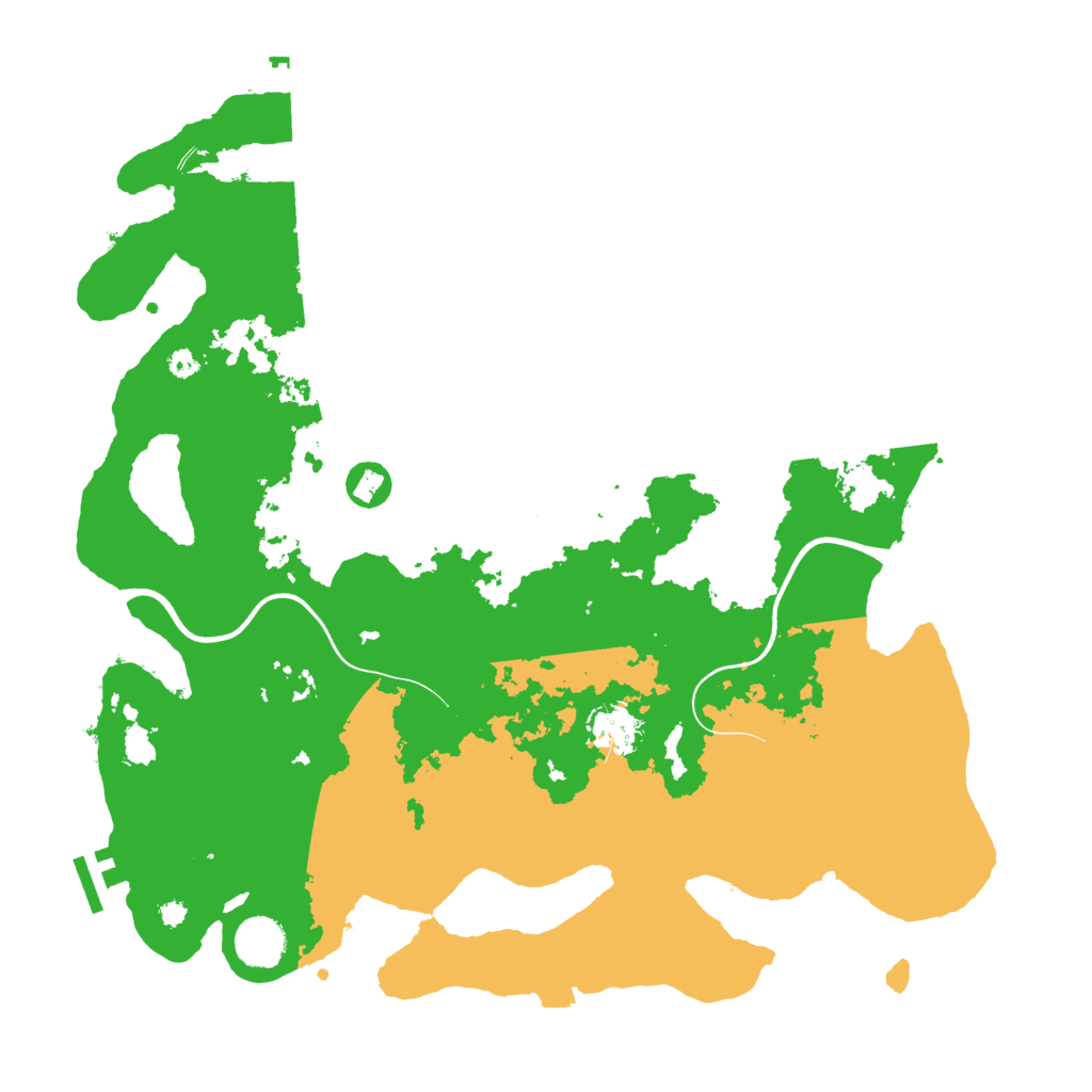 Biome Rust Map: Procedural Map, Size: 3800, Seed: 1402675946