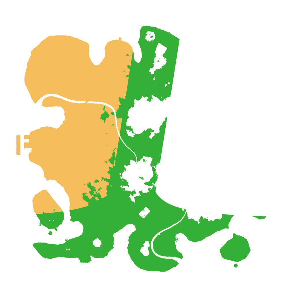 Biome Rust Map: Procedural Map, Size: 3000, Seed: 1807583067
