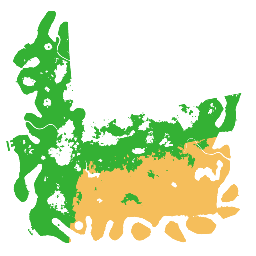 Biome Rust Map: Procedural Map, Size: 5250, Seed: 2100831832