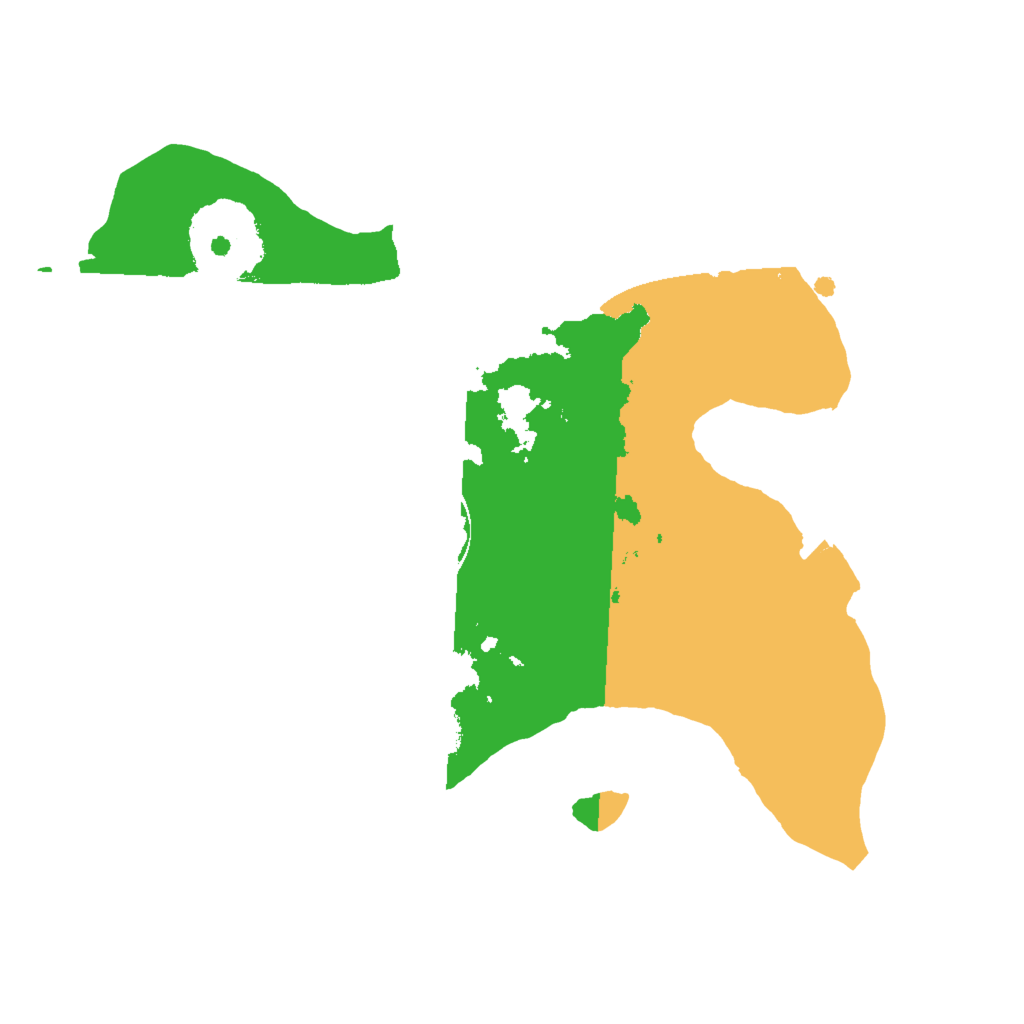 Biome Rust Map: Procedural Map, Size: 2000, Seed: 7653457