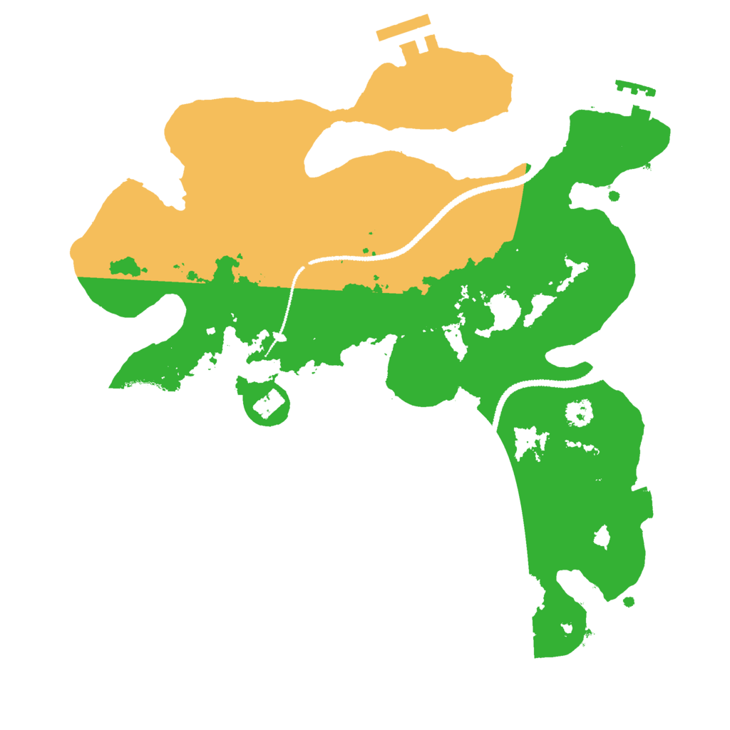 Biome Rust Map: Procedural Map, Size: 2700, Seed: 878859377