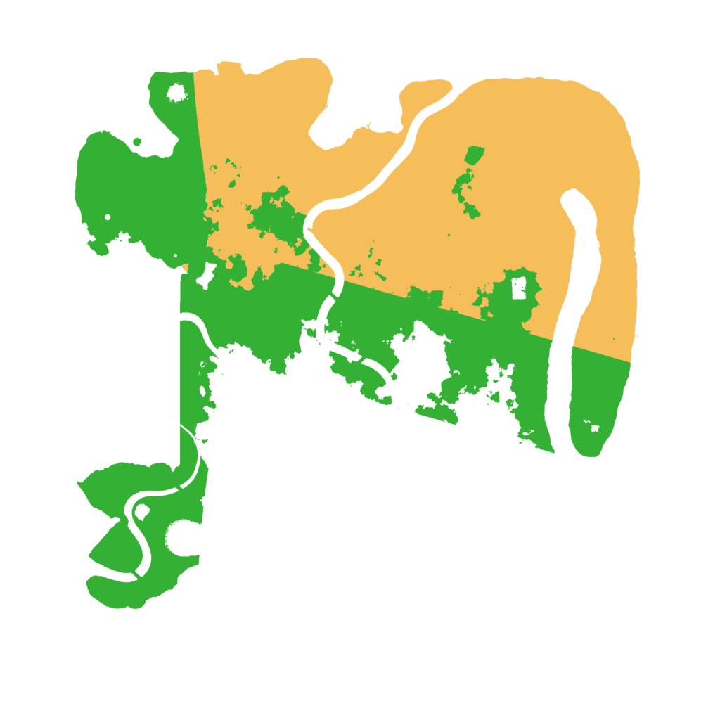 Biome Rust Map: Procedural Map, Size: 3500, Seed: 1917516309