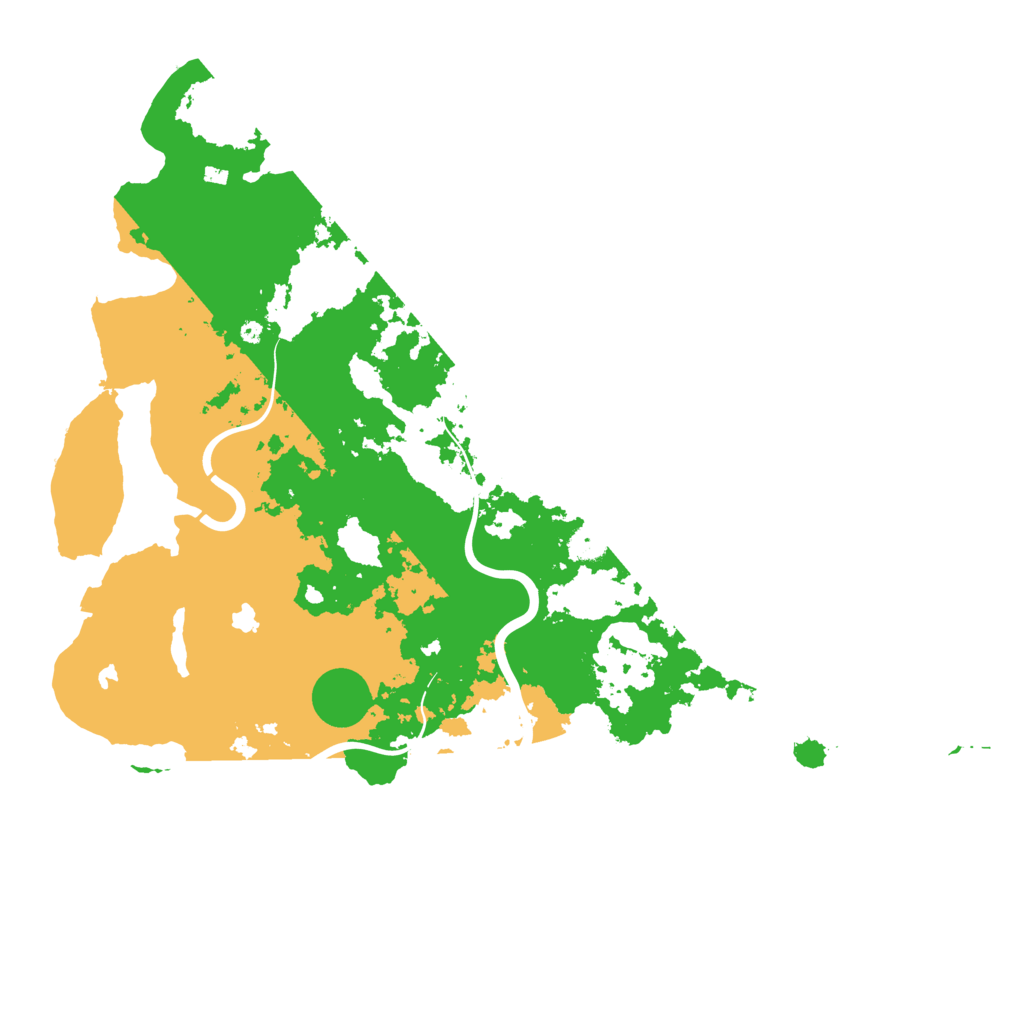 Biome Rust Map: Procedural Map, Size: 4650, Seed: 1234567890