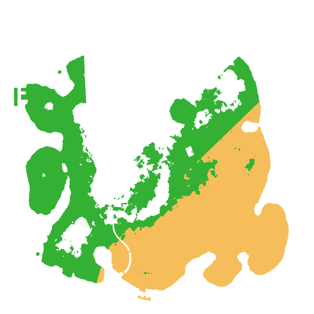 Biome Rust Map: Procedural Map, Size: 3500, Seed: 1329865020
