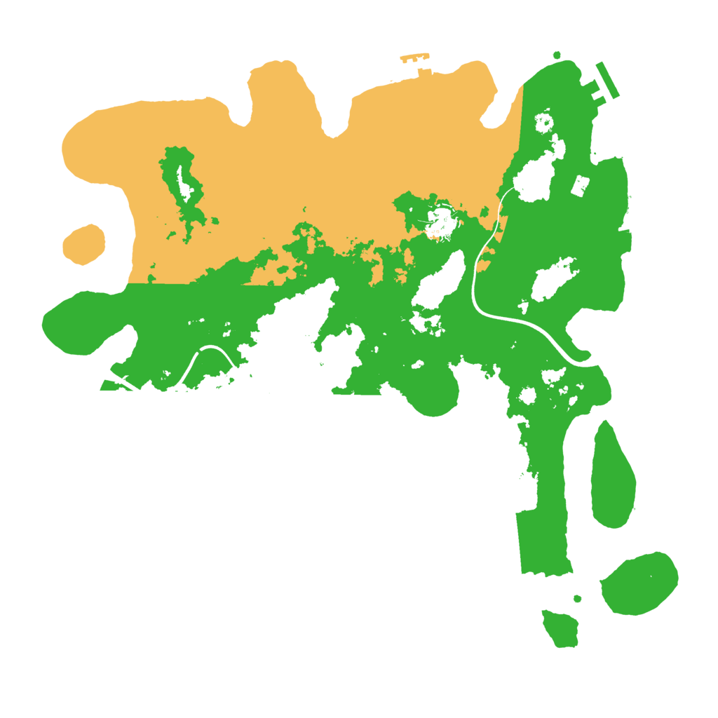 Biome Rust Map: Procedural Map, Size: 3750, Seed: 737416743