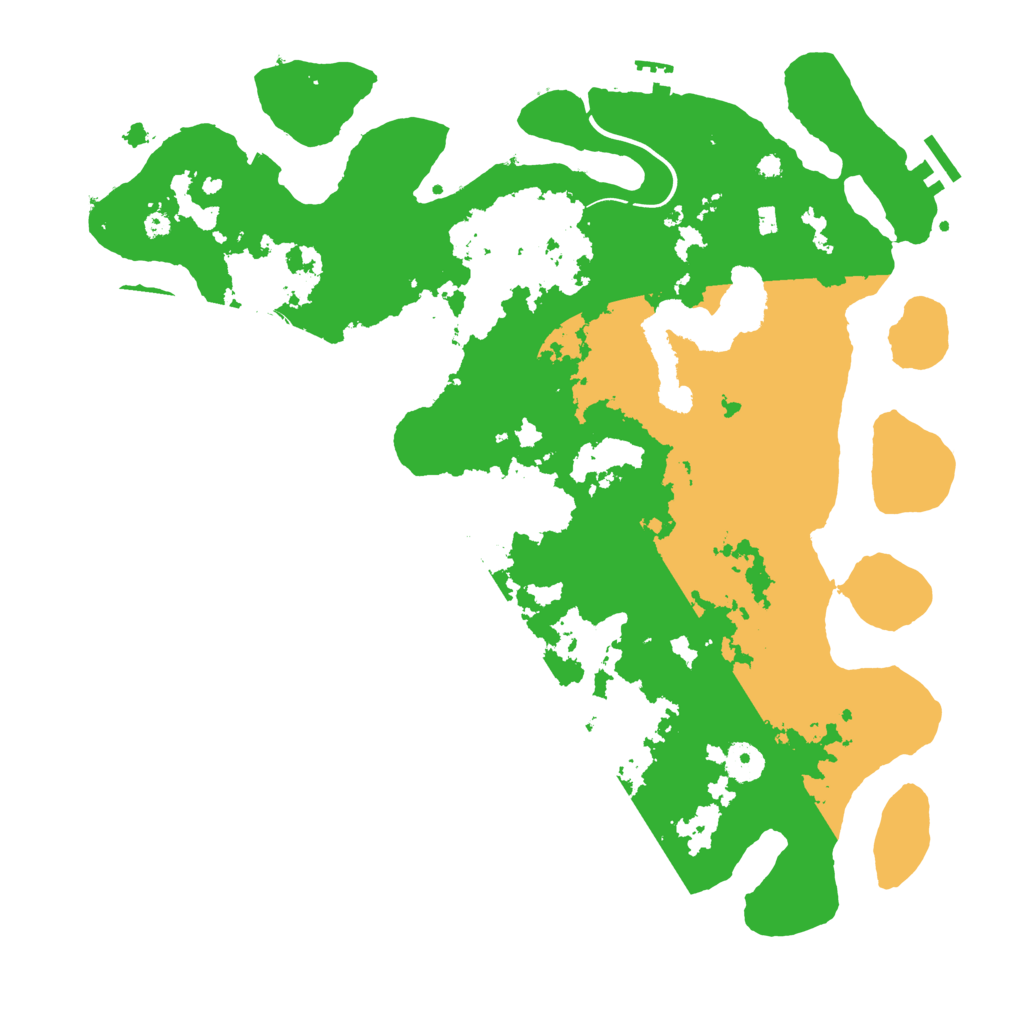 Biome Rust Map: Procedural Map, Size: 4000, Seed: 13518255