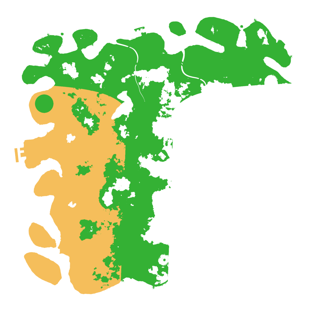Biome Rust Map: Procedural Map, Size: 4500, Seed: 334121607
