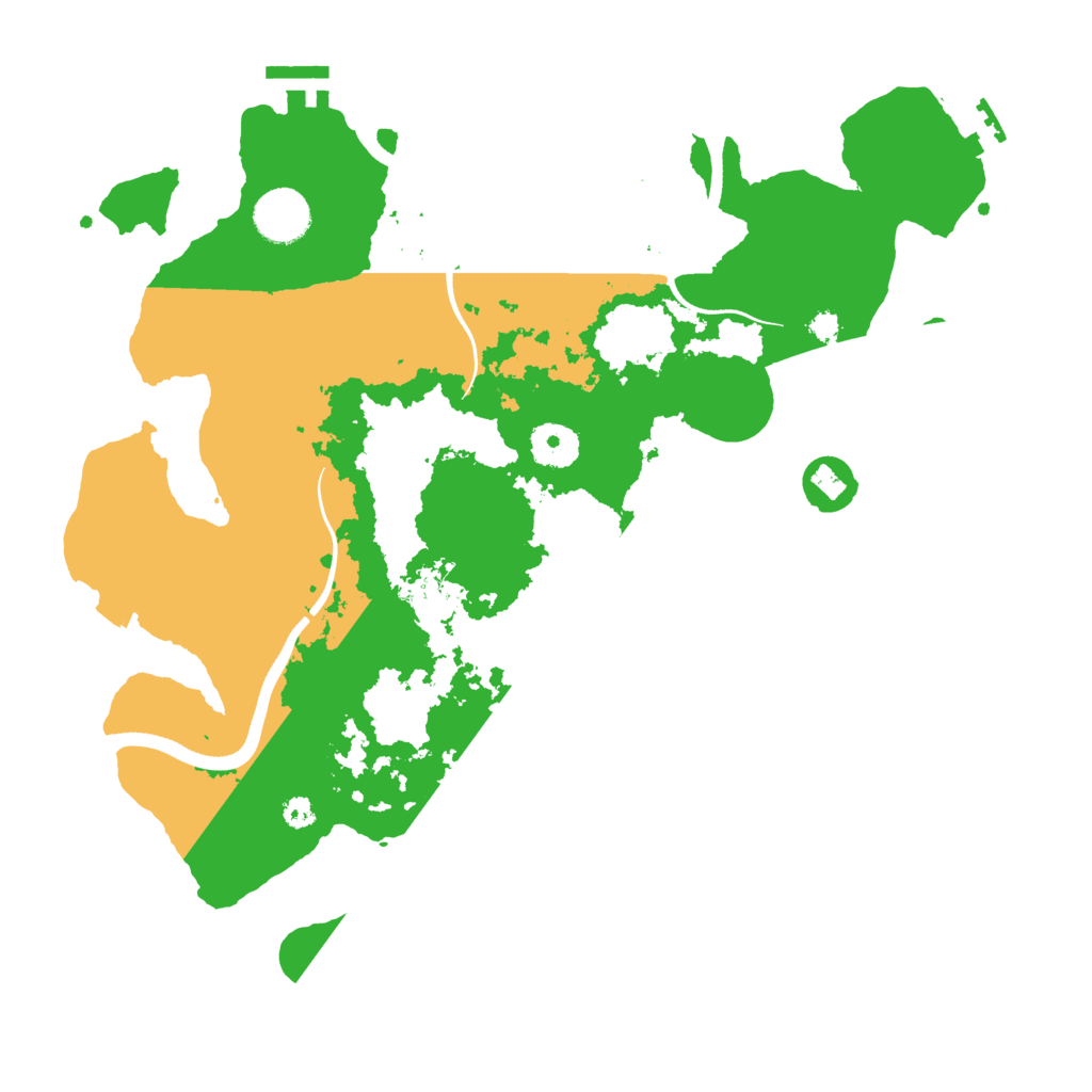 Biome Rust Map: Procedural Map, Size: 3500, Seed: 1741440635