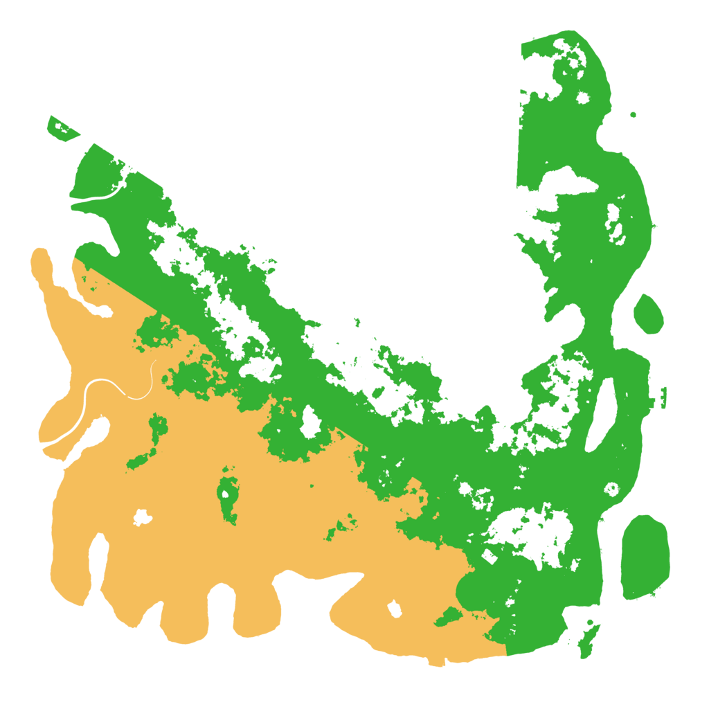 Biome Rust Map: Procedural Map, Size: 5000, Seed: 12071996