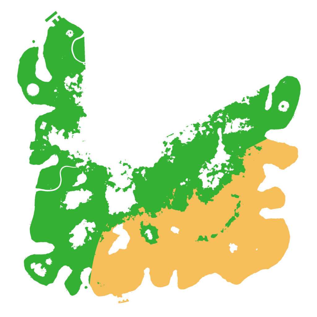 Biome Rust Map: Procedural Map, Size: 4500, Seed: 2057869980