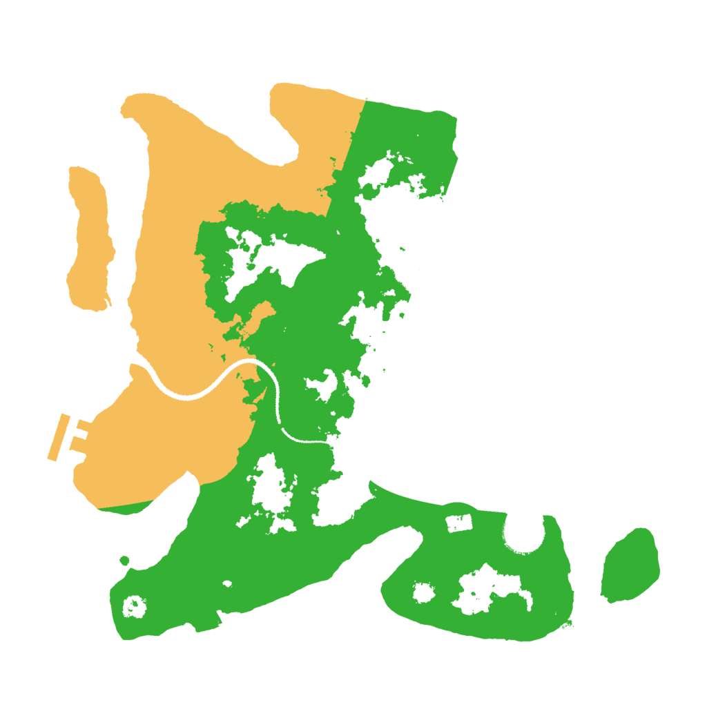 Biome Rust Map: Procedural Map, Size: 3000, Seed: 96125027