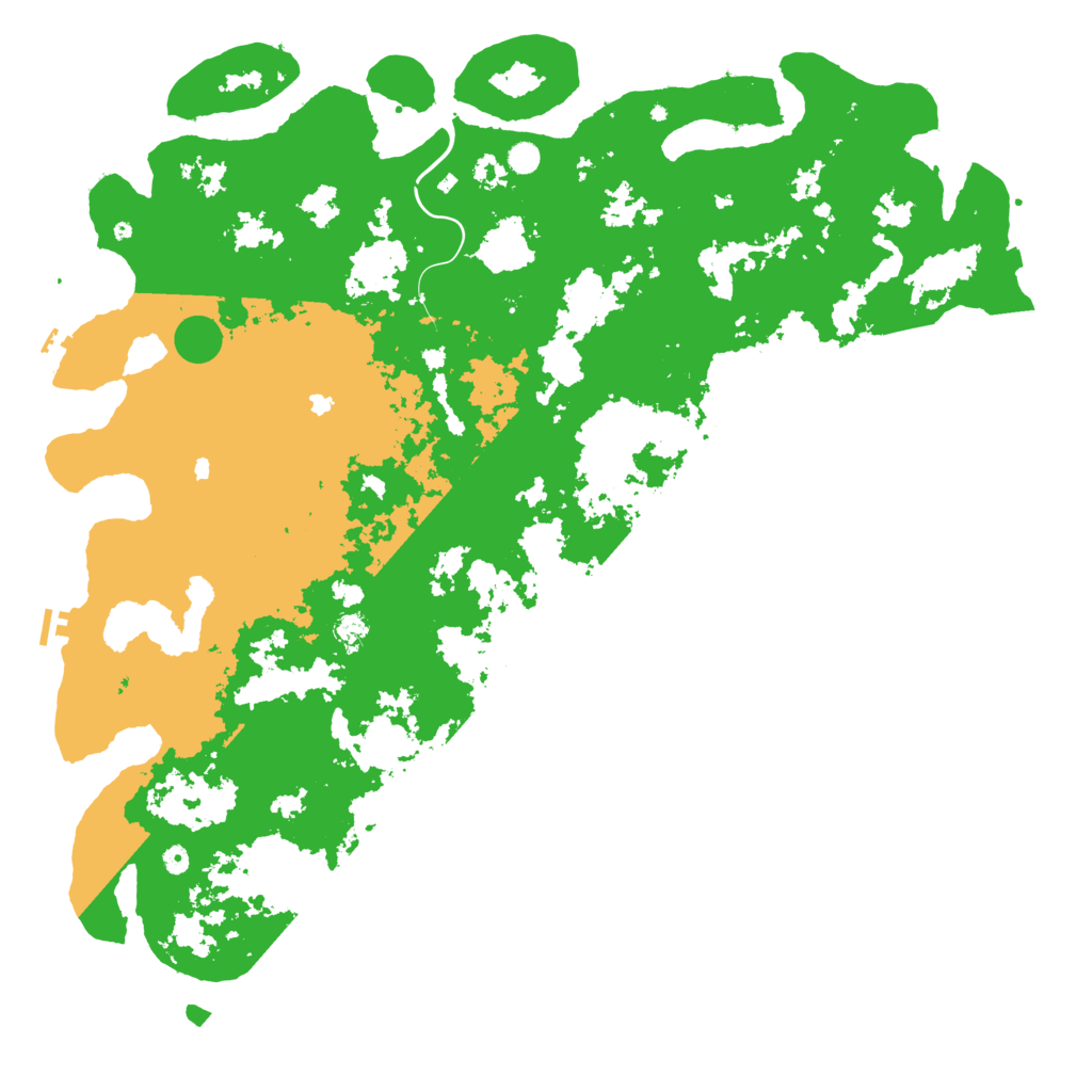 Biome Rust Map: Procedural Map, Size: 6000, Seed: 177620775