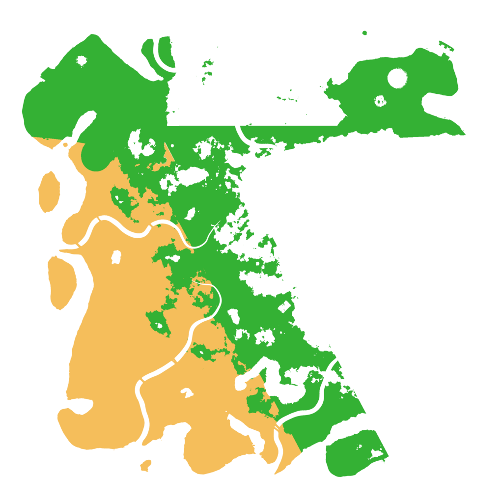 Biome Rust Map: Procedural Map, Size: 4500, Seed: 78912345