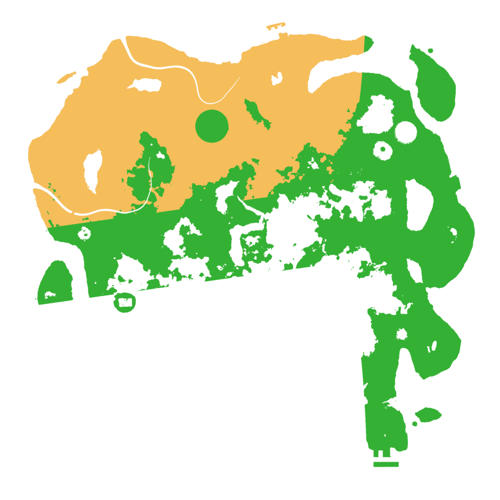 Biome Rust Map: Procedural Map, Size: 4000, Seed: 29685607