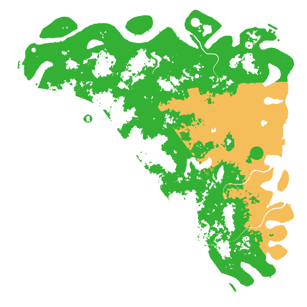 Biome Rust Map: Procedural Map, Size: 6000, Seed: 1236549870
