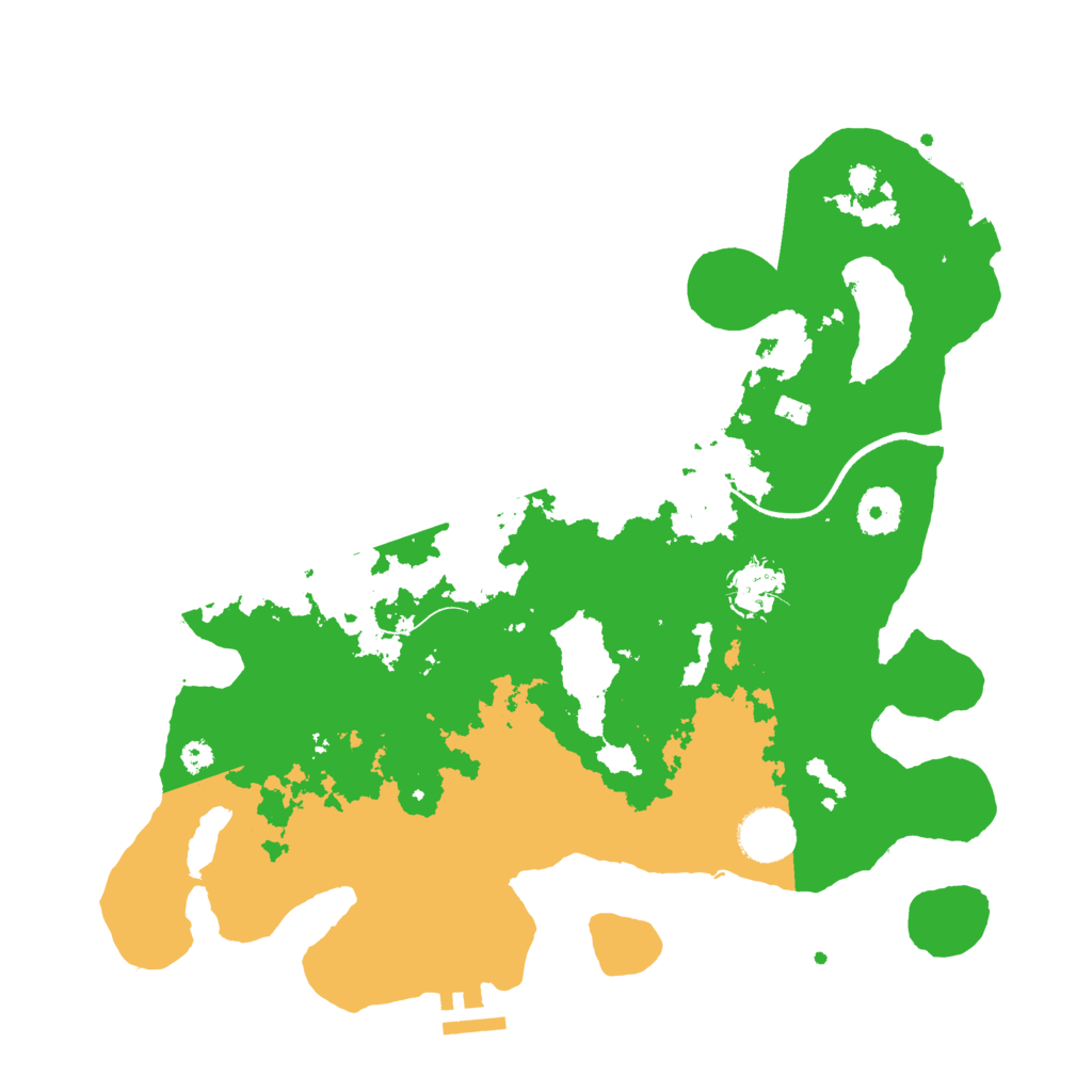 Biome Rust Map: Procedural Map, Size: 3500, Seed: 1418923944