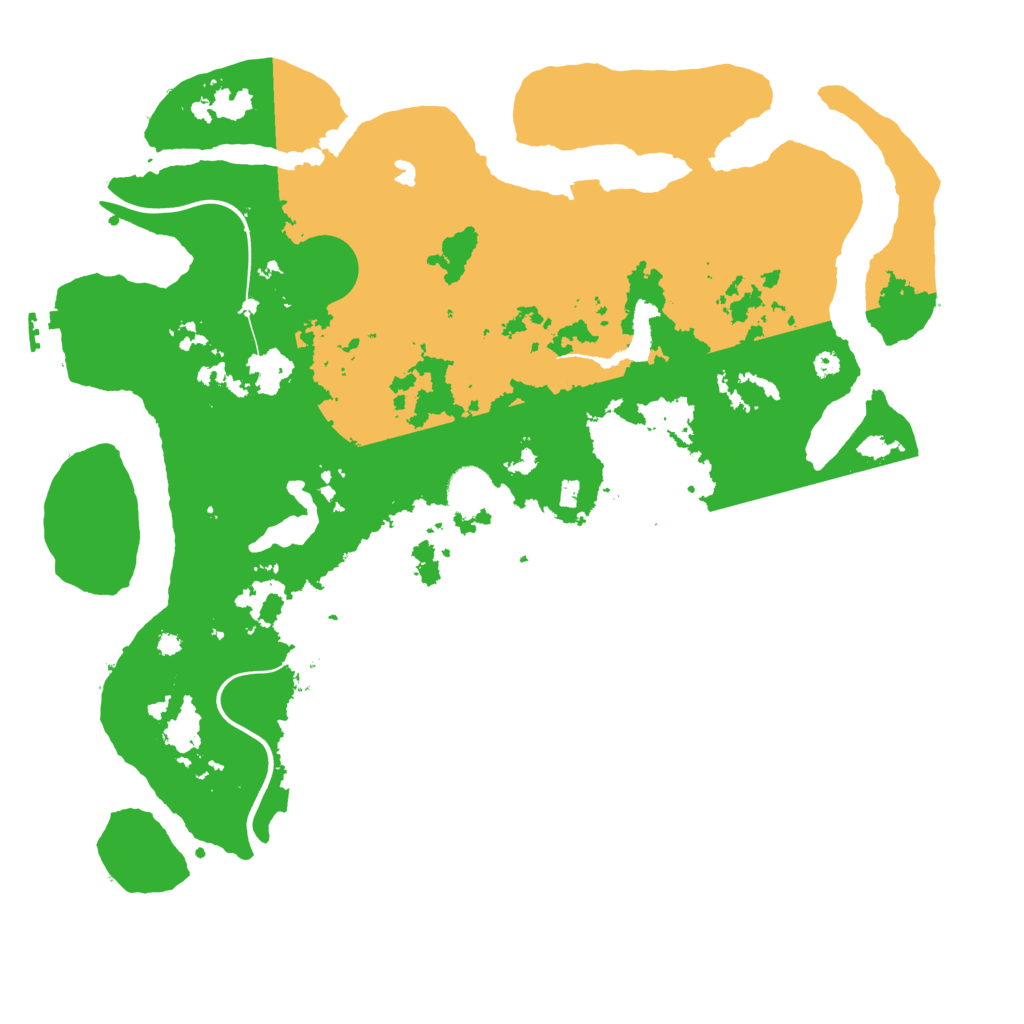 Biome Rust Map: Procedural Map, Size: 4000, Seed: 49997