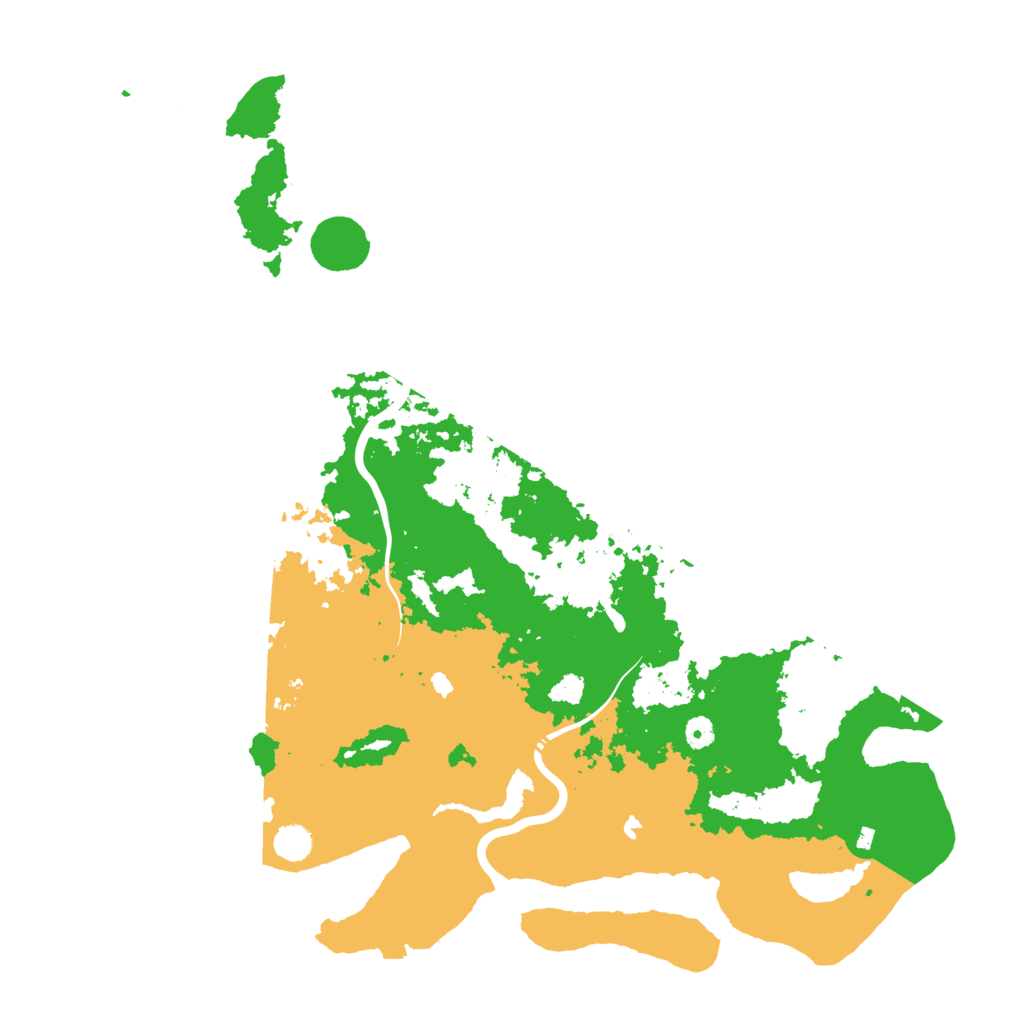Biome Rust Map: Procedural Map, Size: 5000, Seed: 1274909906
