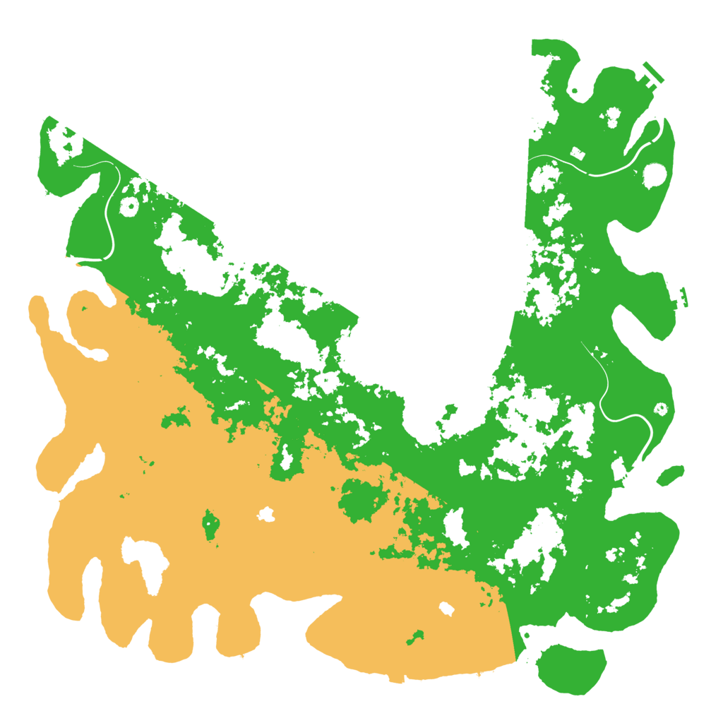 Biome Rust Map: Procedural Map, Size: 5500, Seed: 12071996