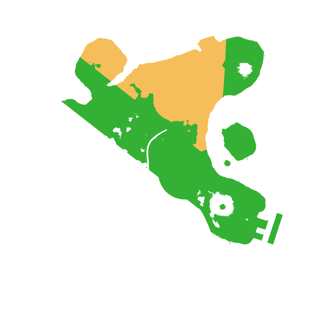 Biome Rust Map: Procedural Map, Size: 2000, Seed: 21692