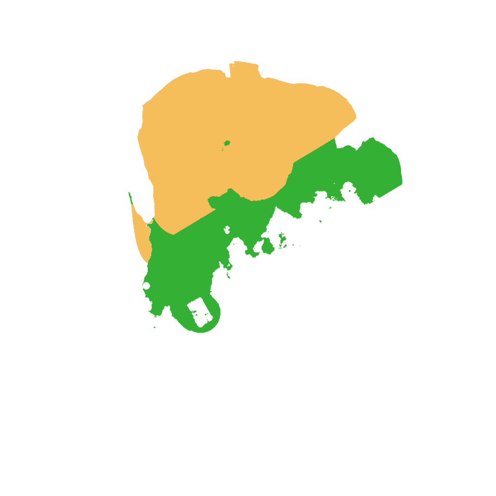 Biome Rust Map: Procedural Map, Size: 2000, Seed: 55655