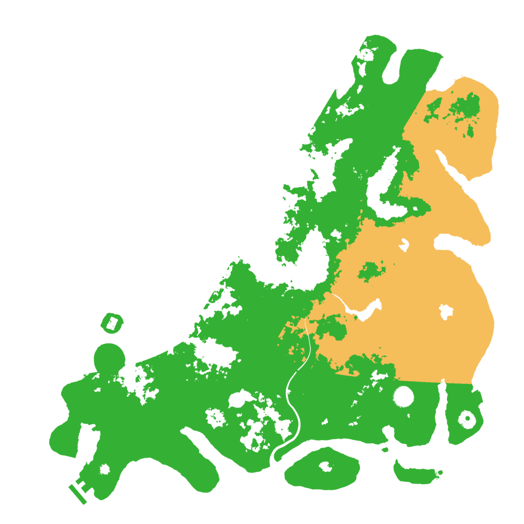 Biome Rust Map: Procedural Map, Size: 4500, Seed: 1012030149