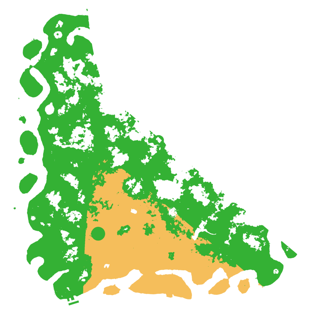 Biome Rust Map: Procedural Map, Size: 6000, Seed: 432159232