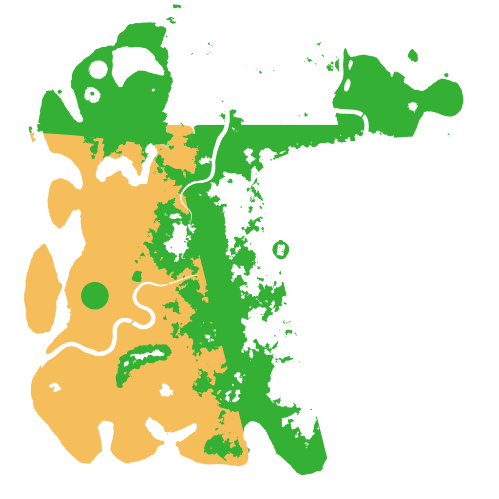 Biome Rust Map: Procedural Map, Size: 4800, Seed: 829509924